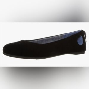 Dr. Scholl's Black Suede Ballet Flats